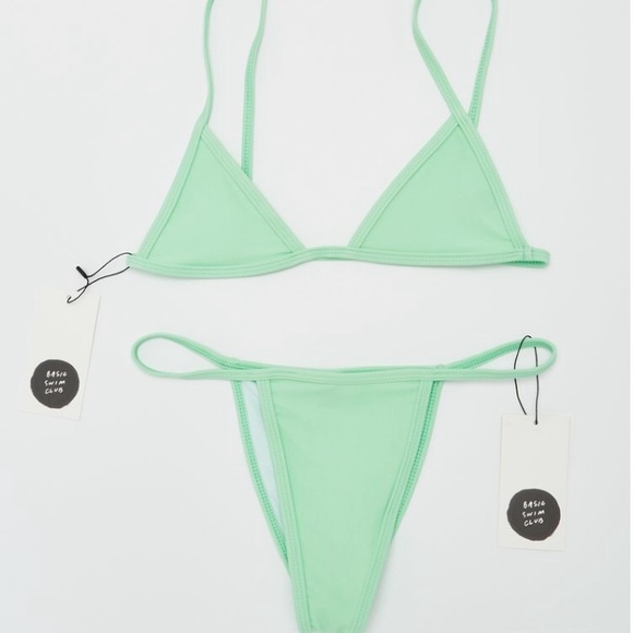 La Premiere Top & Bottom by Basic Swim - Mint - Picture 2 of 2